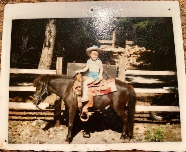 Pretty sure I learned how to ride this pony before I rode a bike. Age 4