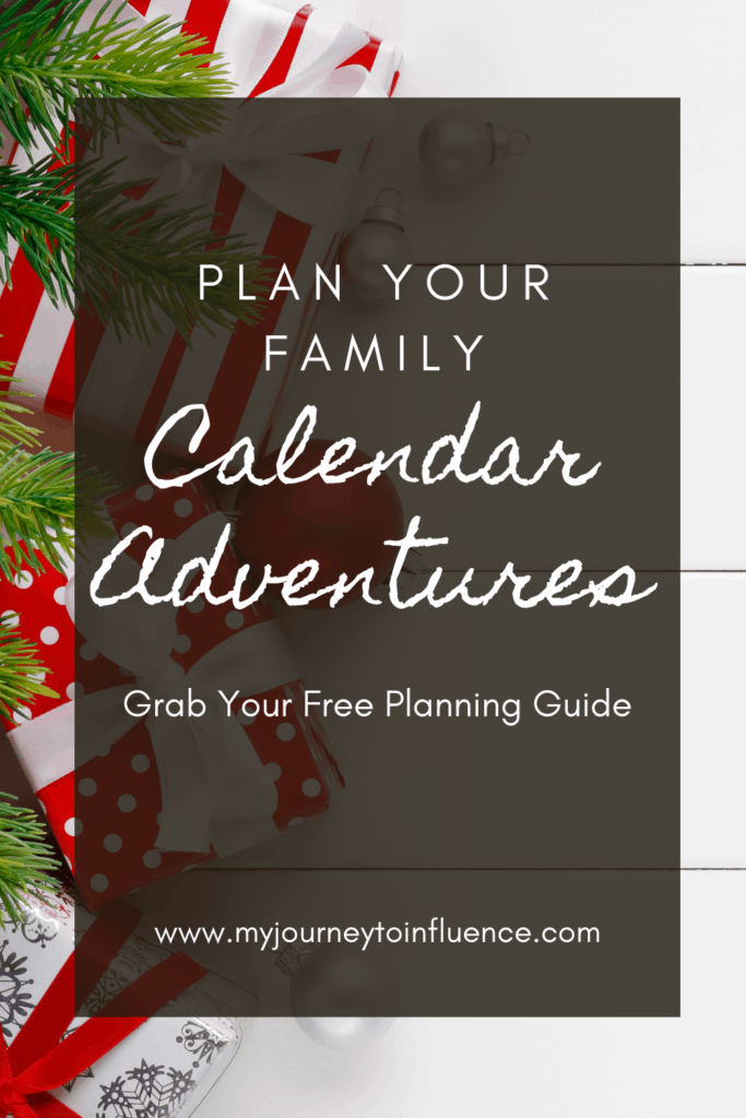 family calendar adventures planning guide