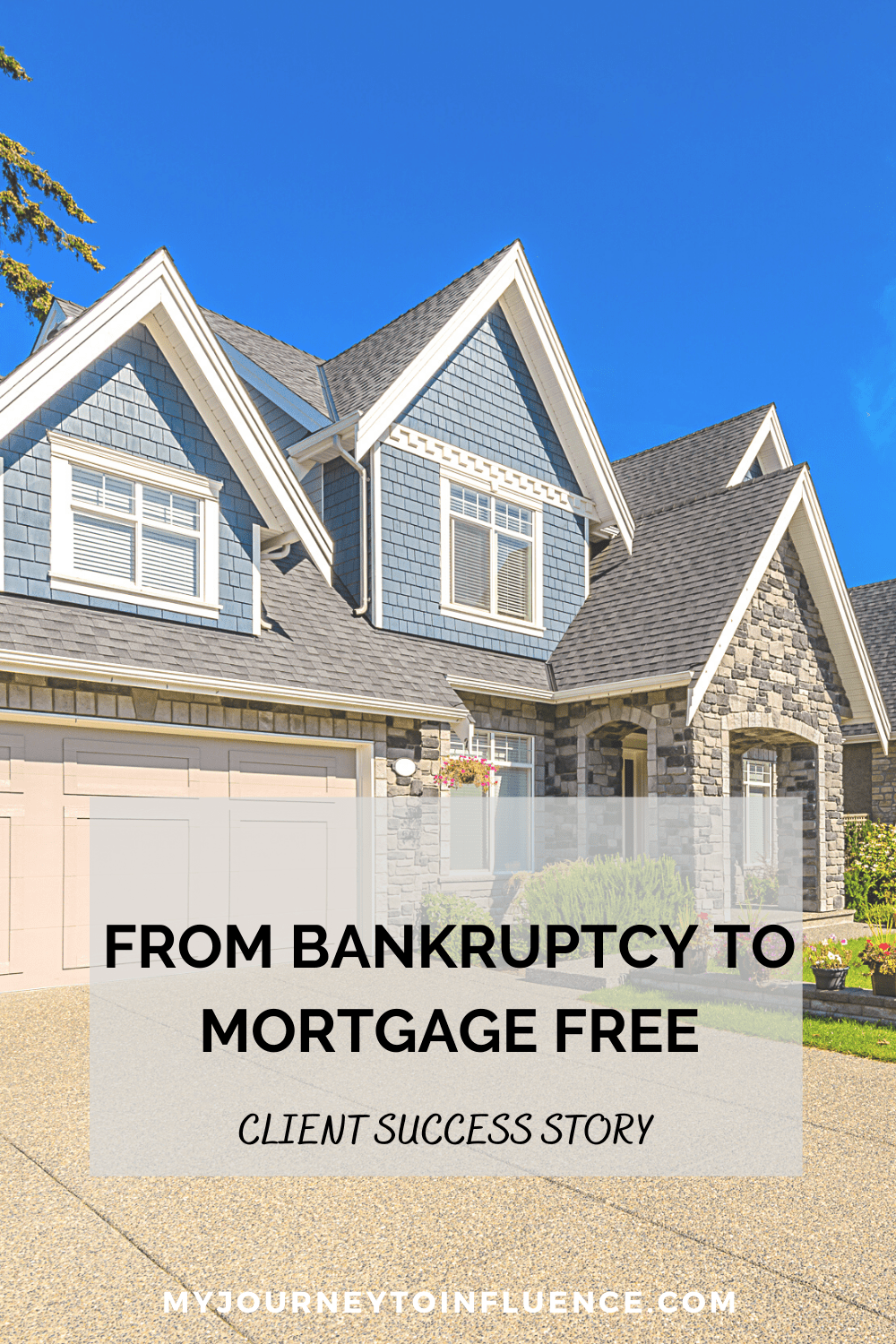 From bankruptcy to mortgage free: a client success story of a single mom who becomes intentional with her budget and changes her future.