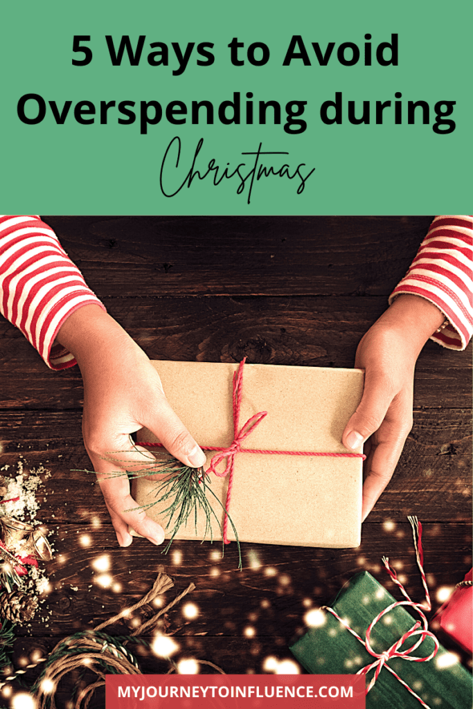 5 ways to avoid overspending this Christmas: Learn practical tips when you're shopping, and choose to make more memories this holiday season.