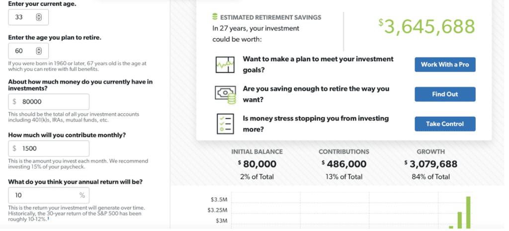retirement calculator