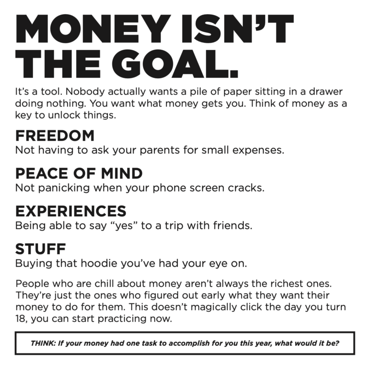Money Isn't the Goal